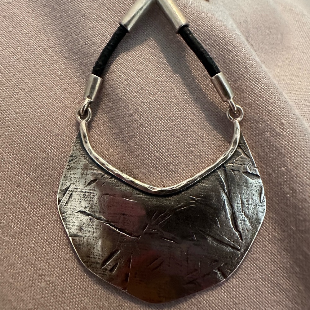 Silpada Silver Textured Earrings